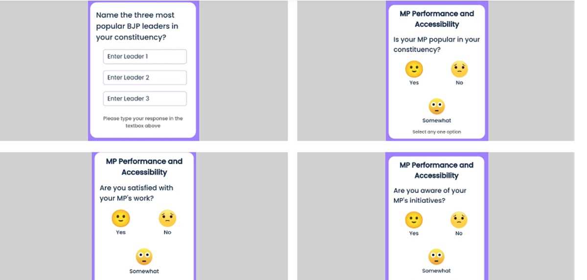 पीएम मोदी सीधे जनता से पूछ रहे हैं सवाल, क्या आप अपने सांसद के कामकाज से संतुष्ट हैं? पीएम मोदी सीधे जनता से पूछ रहे हैं सवाल, क्या आप अपने सांसद के कामकाज से संतुष्ट हैं?